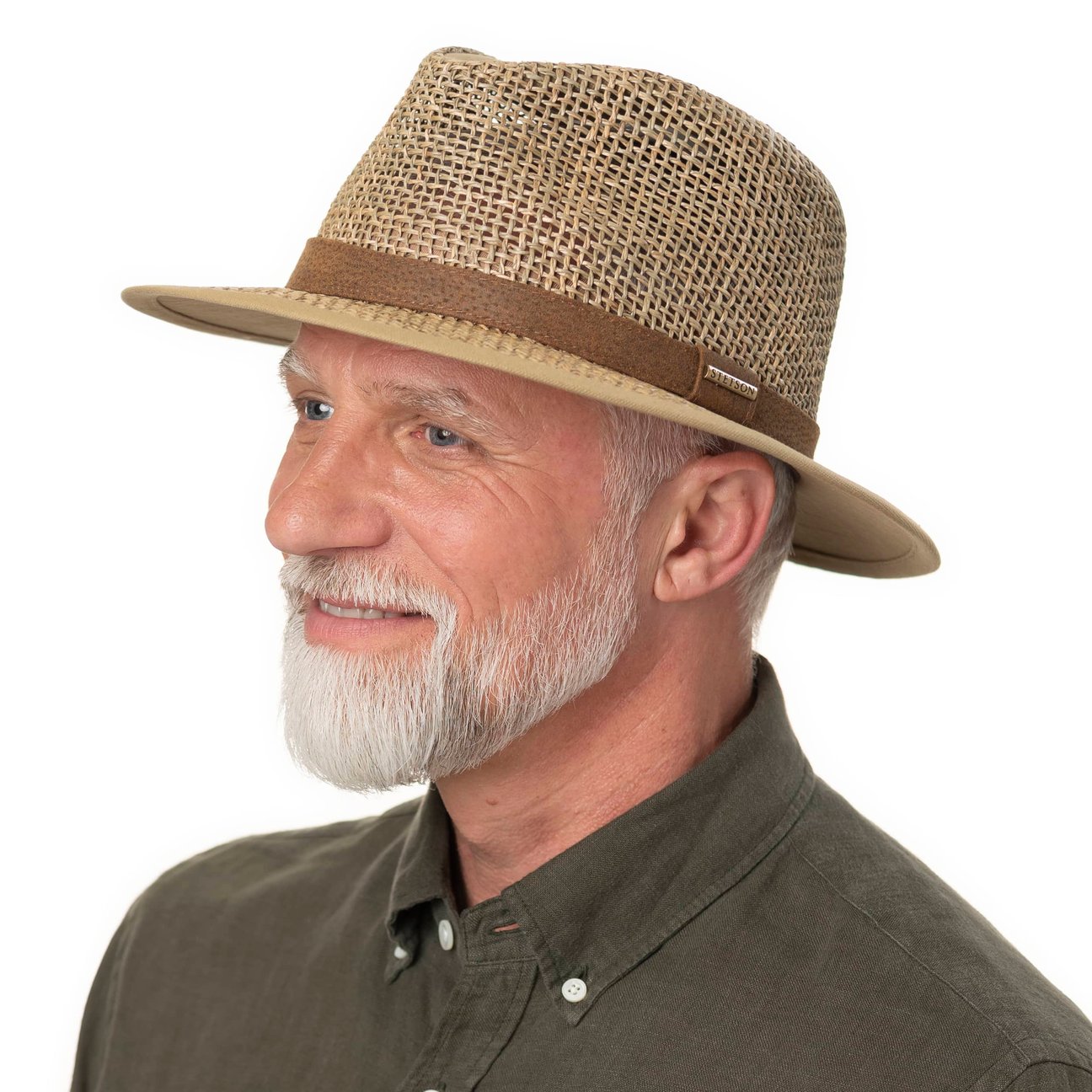 Big Brim Seagrass Traveller Strohoed by Stetson - € 99,00