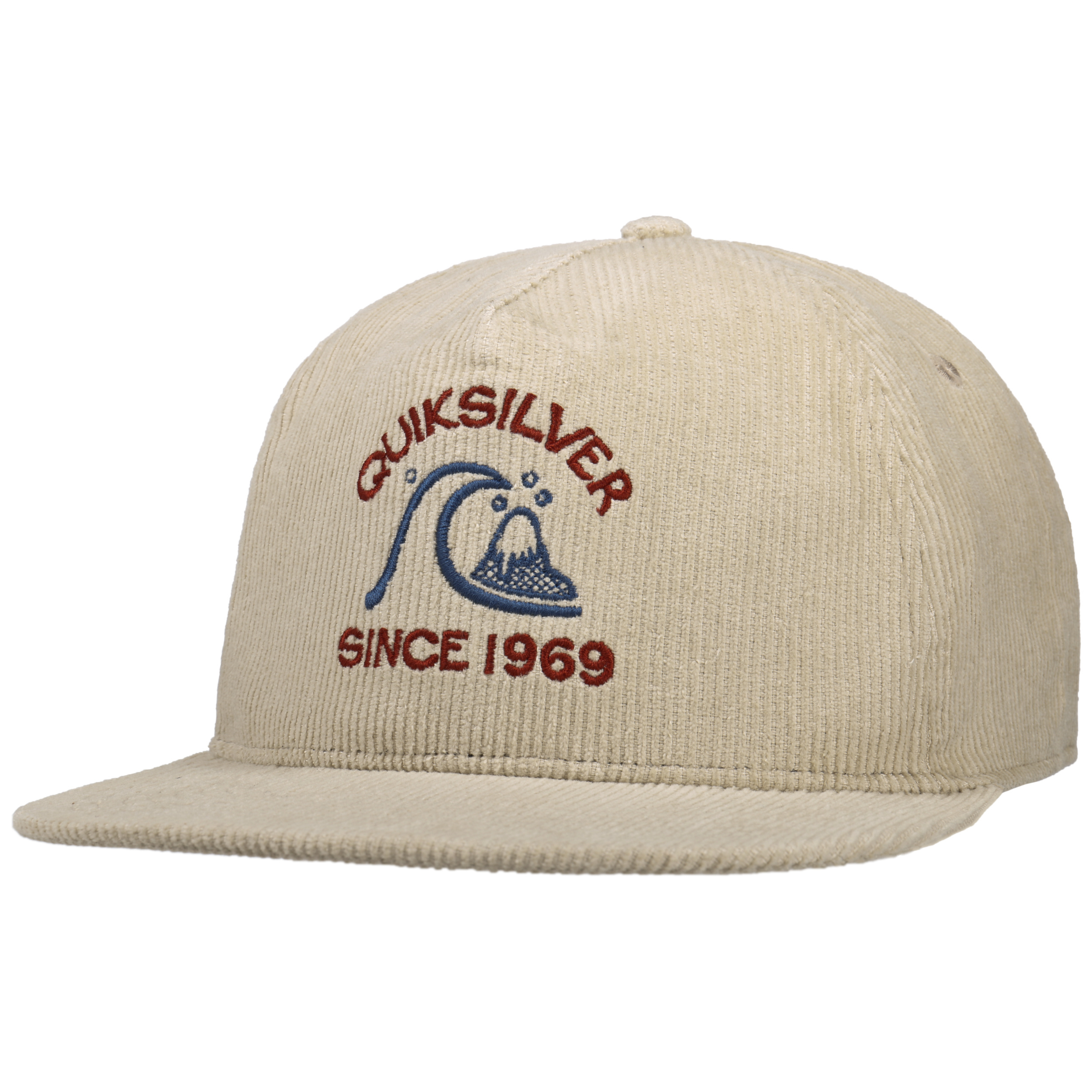 Since 1969 Corduroy Flat Brim Cap by Quiksilver Shop Hats Beanies Caps online Hatshopping