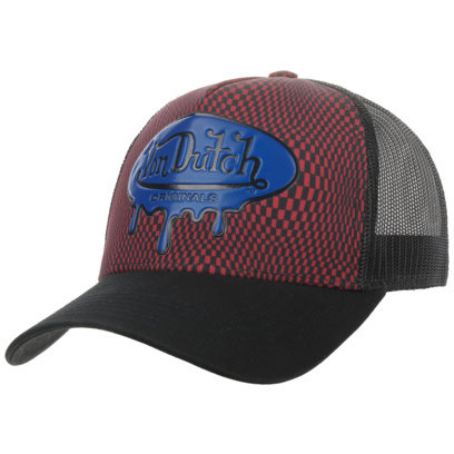 BONÉ VON DUTCH TRUCKER LOGOS PRETO - Von Dutch