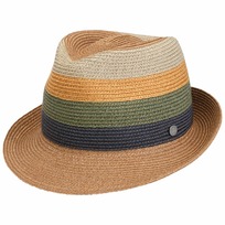 Chap�u de C�nhamo Colour Blocks Trilby by Lierys - 129,00 �