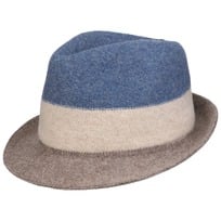 Chap�u de L� Mo�da Tricolour Trilby by Lipodo - 39,95 �