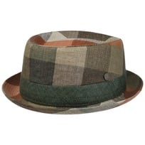 Chap�u de Linho Big Check Pork Pie by Lierys - 79,95 �