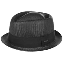 Chap�u de Palha Acapulco Black Pork Pie by Lipodo - 24,95 �