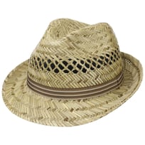 Chap�u de Palha Striped Ribbon Trilby by Lipodo - 24,95 �