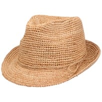 Chap�u de R�fia Crochet Trilby by McBURN - 39,95 �