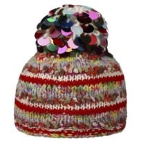 Gorro com Pompom Loresa Paillettes by GREVI - 119,00 �