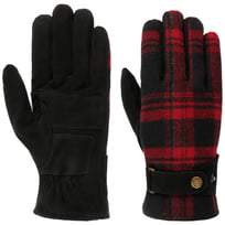 Luvas Goat Suede Woolen Check by Stetson - 99,00 �