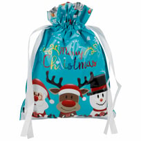 Saco de Presente Merry Christmas 24 cm x 32 cm - 1,99 �