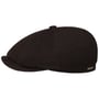 Boné Plano Hatteras Noir by Stetson castanho escuro