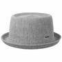 Chapéu de Tecido Mowbray Pork Pie by Kangol cinzento