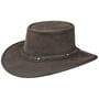 Chapéu de Couro Squashy Bronco by BARMAH castanho