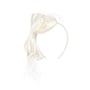 Fascinador Uni Satin by McBURN branco creme