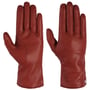 Luvas em Pele com Forro de Lã by Roeckl vermelho