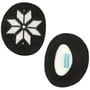 Earbags Aquecedores de Orelha Snowflake preto