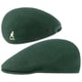 Boné Plano Seamless Wool Gatsby 507 by Kangol verde escuro