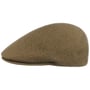 Boné Plano Seamless Wool Gatsby 507 by Kangol bege escuro