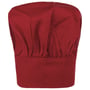 Chapéu de Cozinheiro Bistro vermelho