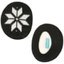 Earbags Aquecedores de Orelha Snowflake Kids preto