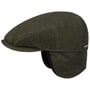 Boné Plano Kent Wool Ear Flaps by Stetson verde escuro