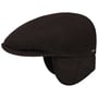 Boné Plano Kent Wool Ear Flaps by Stetson castanho escuro