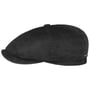 Boné Plano Hatteras Goat Suede by Stetson preto