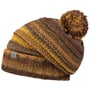 Gorro com Pompom Fauske by Lierys castanho-amarelo
