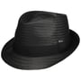 Chapéu de Palha Málaga Trilby by Lipodo preto