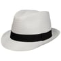 Chapéu de Palha Málaga Trilby by Lipodo branco