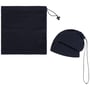 Polaina de Pescoço e Beanie Hotty 2 em 1 azul