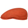 Boné Plano de Linho Belfast by Stetson laranja - vermelho