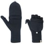 Luvas com Caxemira Fingerless by Roeckl azul marinho