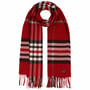 Cachecol com Franjas Cashmink Oversize by Fraas vermelho escuro