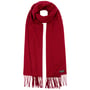Cachecol com Franjas Uni Cashmink by Fraas vermelho