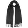 Cachecol com Franjas Uni Cashmink by Fraas preto