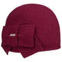Gorro de Lã Fresada com Laço Litika by Seeberger framboesa