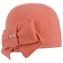 Gorro de Lã Fresada com Laço Litika by Seeberger coral