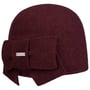 Gorro de Lã Fresada com Laço Litika by Seeberger bordeaux
