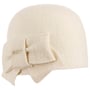 Gorro de Lã Fresada com Laço Litika by Seeberger branco creme