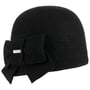 Gorro de Lã Fresada com Laço Litika by Seeberger preto