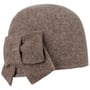 Gorro de Lã Fresada com Laço Litika by Seeberger taupe