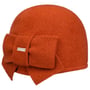 Gorro de Lã Fresada com Laço Litika by Seeberger terracota