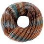 Cachecol Tubular Jasila by Lierys castanho - azul