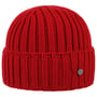 Gorro de Malha com Nervuras Merino by Lierys vermelho