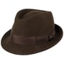 Chapéu Trilby Classic Wool by Lierys castanho escuro