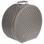 Caixa de Chapéu Polka Dots by Lierys cinzento