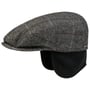 Boné Plano Kent Ear Flaps by Stetson cinzento - preto