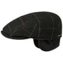 Boné Plano Kent Ear Flaps by Stetson azeitona - preto