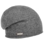Beanie com Borda Enrolada Caxemira by Seeberger cinzento claro