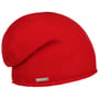 Beanie com Borda Enrolada Caxemira by Seeberger vermelho