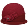 Gorro de Lã Fresada Oretka Toque by Lierys vermelho escuro